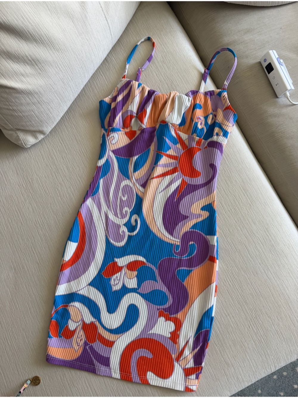 Forever 21 Multicolor Abstract Mini dress pucci inspired